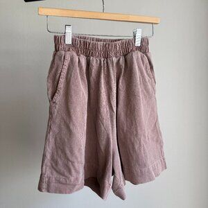 People Of Leisure XS Dusty Mauve Short - CA made, comfortable, organic cotton